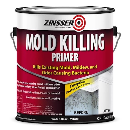Krud Kutter Zinsser White Water-Based Acrylic Mold Killing Primer 1 gal 276049
